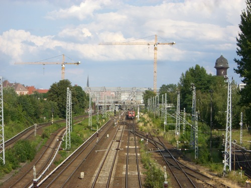 Bahnsteighalle des Bahnhofs Ostkreuz