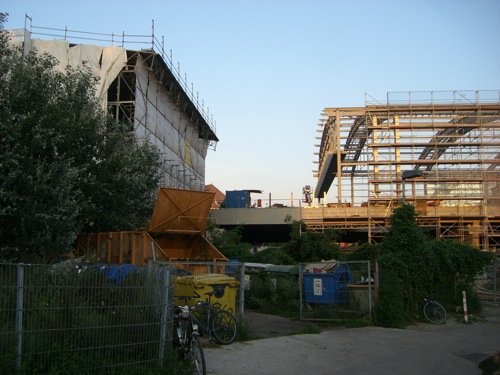 Nördliches Ende der Bahnsteighalle am OStkreuz