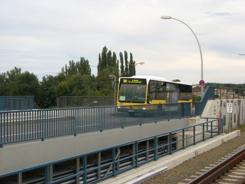 Schienenersatzverkehr am Ostkreuz