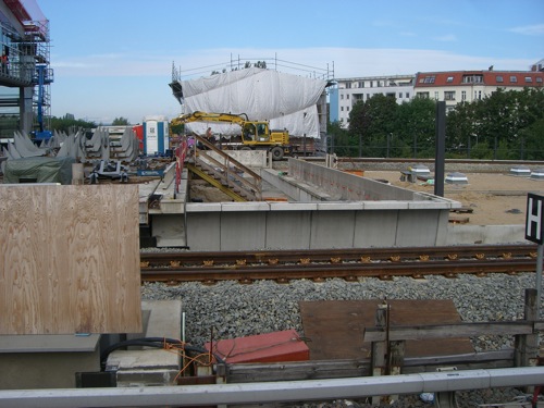 Verlängerter Ringbahnsteig F am Ostkreuz