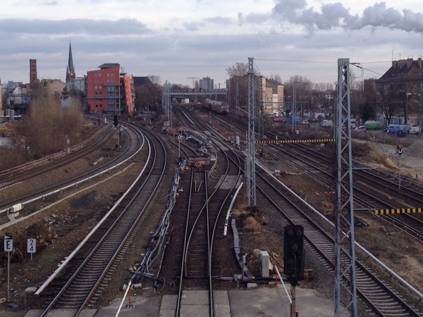 Gleisverschwenkung am Ostkreuz