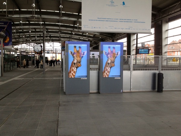 Ostkreuz Ringbahnhalle am Tag der Eröffnung