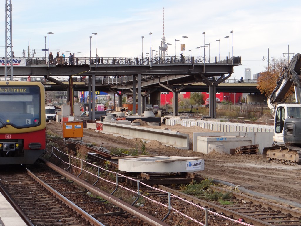 S-Bahnhof Warschauer Straße - Bahnsteig B