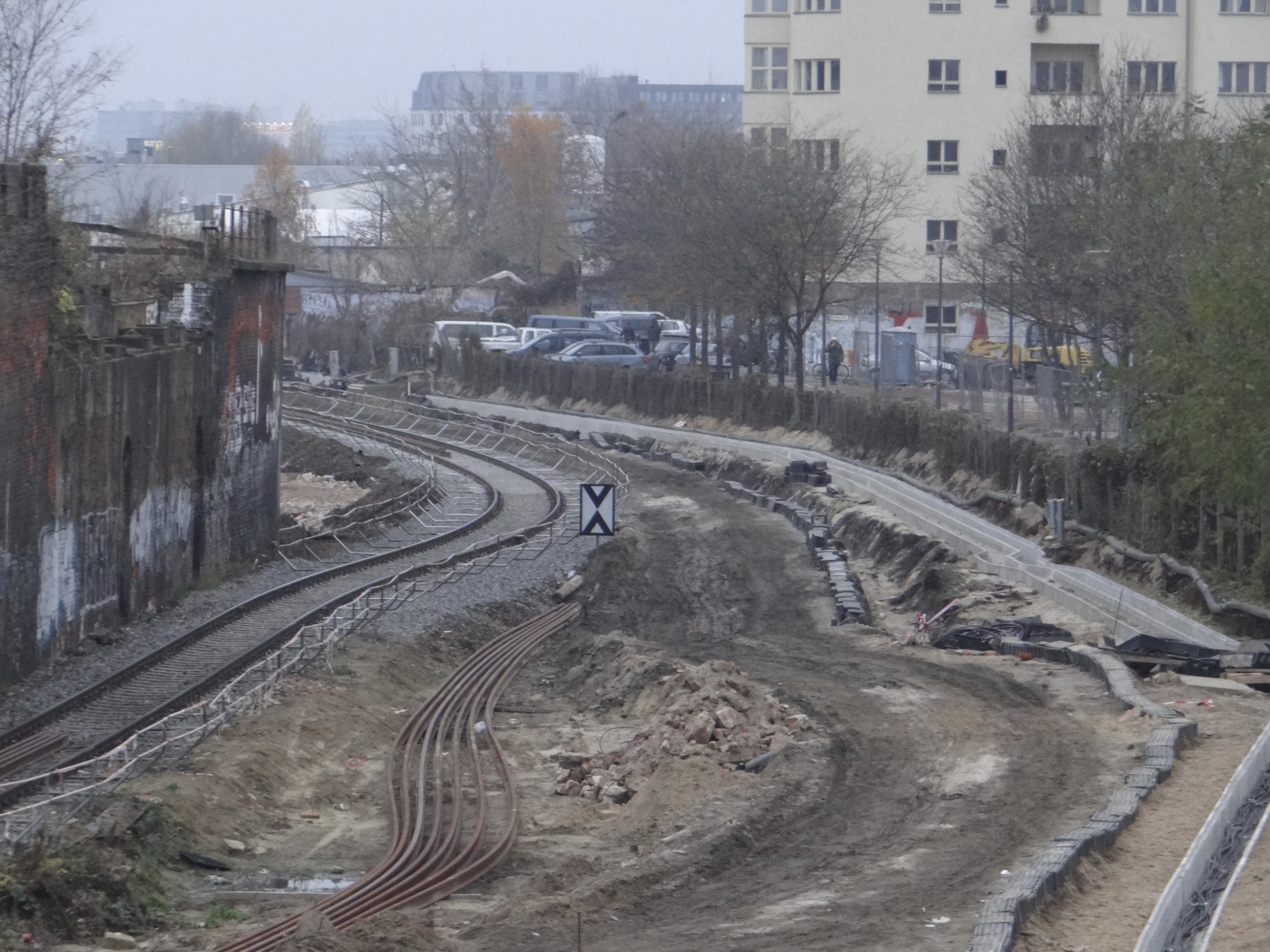 Kabeltrassen für die S-Bahn