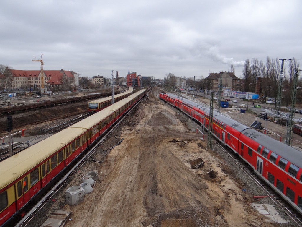 Bereich des künftigen Regionalbahnsteigs Ru