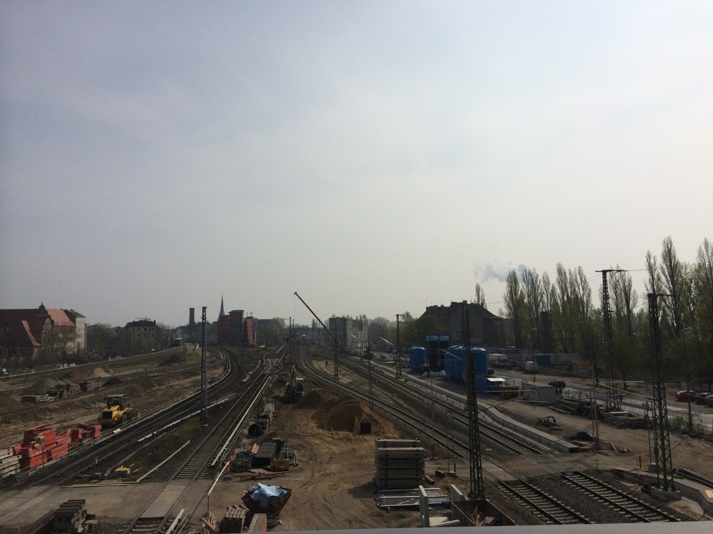 Bauarbeiten zwischen Ostkreuz und Rummelsburg