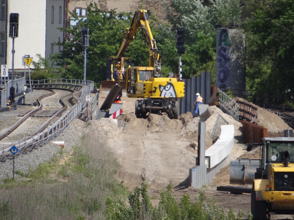 Bauarbeiten an der Ostbahn