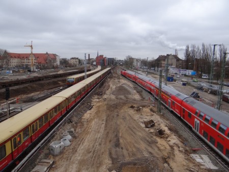 Bereich des künftigen Regionalbahnsteigs Ru