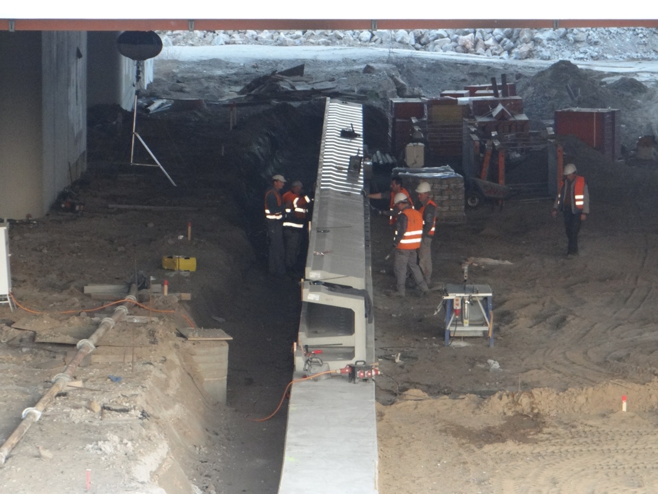 Der Bahnsteigbau am Ostkreuz kommt gut voran