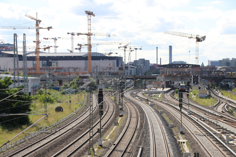 Baustellenüberblick Anfang Juli