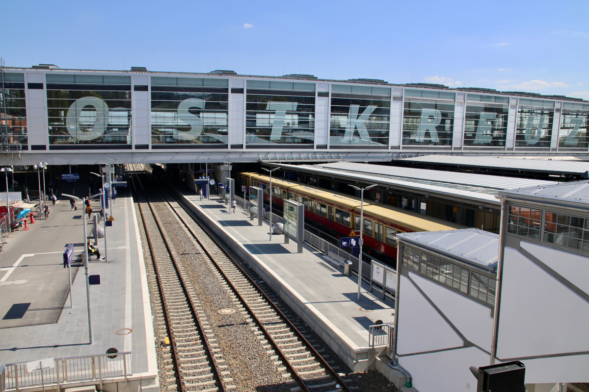 Ostkreuz und Warschauer Straße im Frühjahr 2019