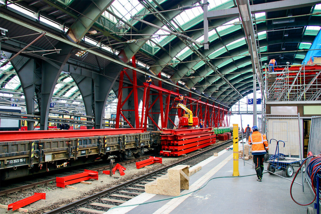 Gleis 5 im Berliner Ostbahnhof